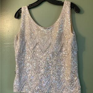 Iridescent Sequin Top